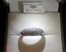 ANELLO VERETTA IN ORO BIANCO