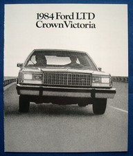 Brochure depliant 1984 Ford