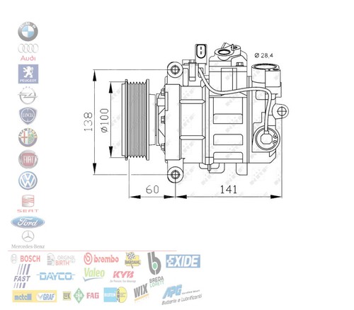 Compressore climatizzatore - compressore,