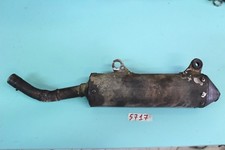 SILENZIATORE ADATTATO CROSS HONDA CR 250   SALDATURE  ADATTABILE SU ALTRI CROSS