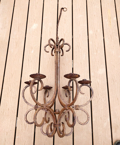 Lampadario gabbia lanterna - , 7