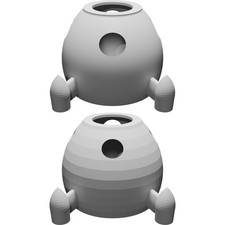 Paralume Razzo per Lampada
