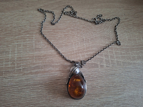 Ciondolo ambra argento 925 - , +