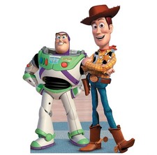 Disney Pixar Toy Story Buzz & Woody 60" Cardboard Stand-Up Cutout