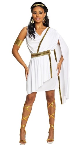 Costume donna toga bianca