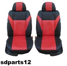 Rosso nero eco pelle - rosso,