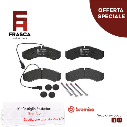 Pastiglie freno posteriori - pastiglie,