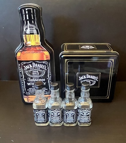 Jack daniel tins with - jack,