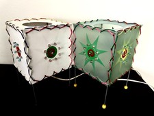 Coppia di lampade abat jour