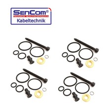 4X Kit Di Guarnizioni E Vite