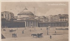 CARTOLINA *6 NAPOLI CAMPANIA CHIESA DI S. FRANCESCO DI PAOLA VIAGGIATA 1933