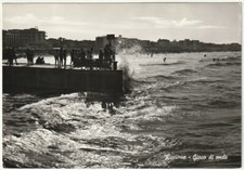 RICCIONE - RIMINI - GIOCO DI ONDE - VIAGG. 1963 -76546-