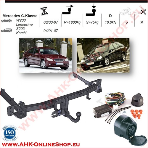 Gancio traino pour mercedes - traino,