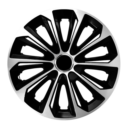 Copricerchi argento nero set - copricerchi,
