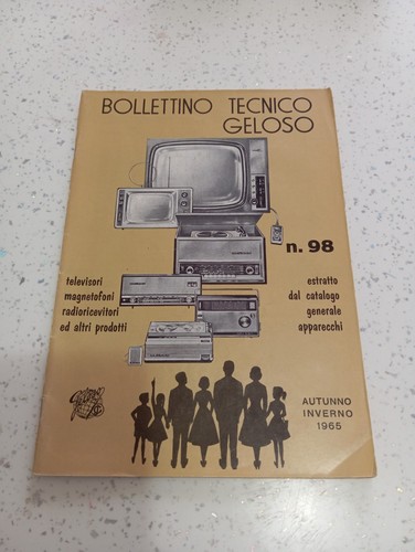 Bollettino tecnico geloso - geloso, n