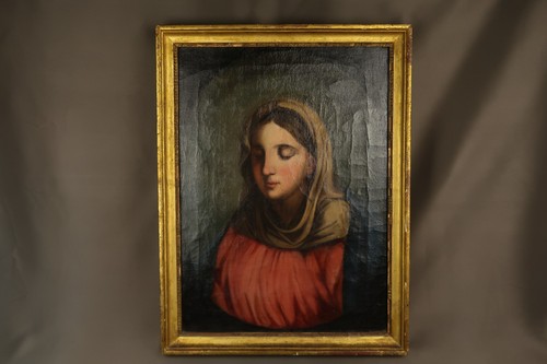 Antico dipinto olio - dipinto, ad