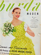 vecchio quaderno di moda Burda