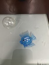 Mini pesce in vetro soffiato a