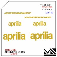 KIT ADESIVI stickers decal APRILIA DORSODURO 750 900 1200 MOTARD COLORE ORO