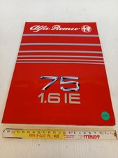 cartella stampa press kit originale Alfa Romeo 1989 75 1.6 I.E. lingua spagnolo