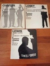 Tre Volumi Il Castoro Cinema Losey,Chaplin,Lewis Nuova Italia Anni 70 A9