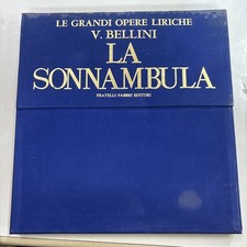 4 X DISCHI VINILI LE GRANDI OPERE LIRICHE V. BELLINI LA SONNAMBULA FABBRI