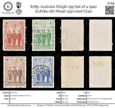 8789: Australia SG196-199 Set