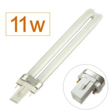 Lampadina 11w 2 Pin Compatibile con Mirabello Acquario Pesci Serbatoio (Bianco)