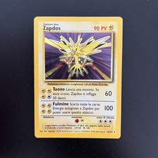 Pokemon Card Zapdos 16/102 Cosmos Holo Set Base ITA italiano played PL vintage