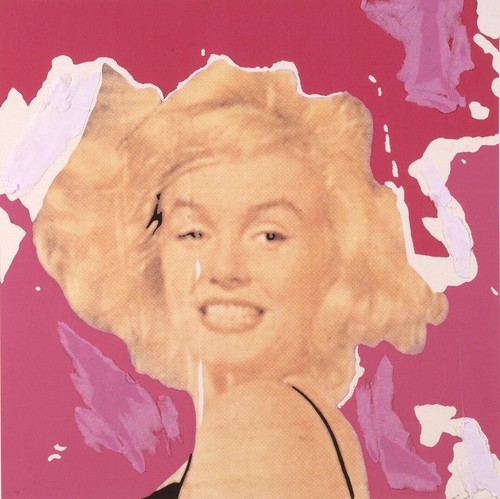 Mimmo rotella marilyn i - mimmo, |