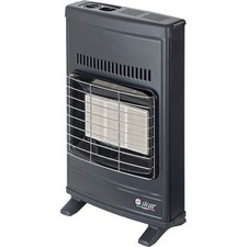 STUFA GAS METANO INFRAROSSI A PARETE ECO 42T SICAR  GRIGIO VENTILATA WATT 420...