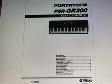 Yamaha Psr-gr200 Manuale di