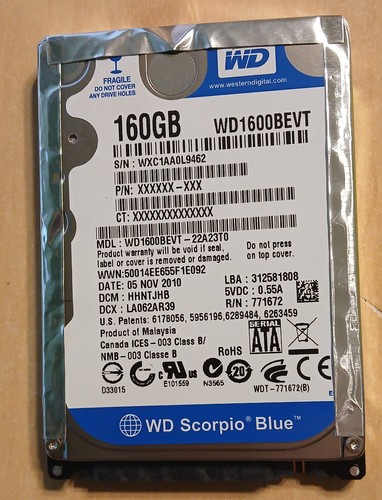 Disque western digital scorpio - disque,