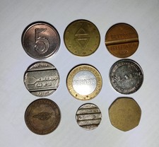 Gettoni Telefonici Autolavaggio vari anni e paesi