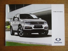 Brochure di vendita Ssangyong
