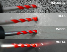 Punta ALPEN PROFI MULTICUT cilindrica universale mm 4-5-6-8-10