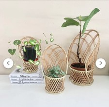 Set 3 Mini Fioriere Sedia