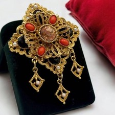 Spilla vintage finto - in,