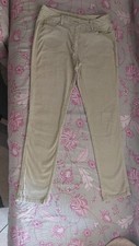 Pantaloni velluto beige
