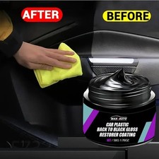 Gel Polish nero rinnova e lucida plastica auto, interni e paraurti