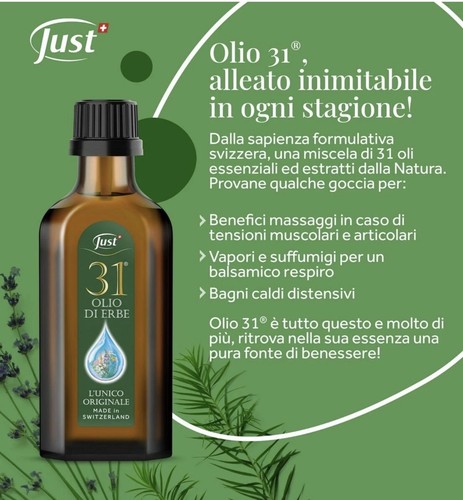 Olio just l unico - just, ml