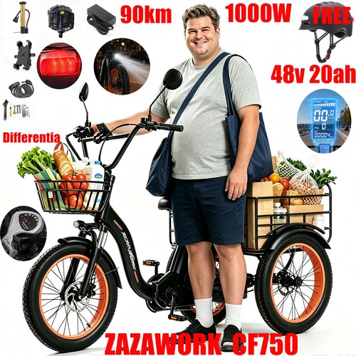 Bicicletta elettrica 1000w - 20",