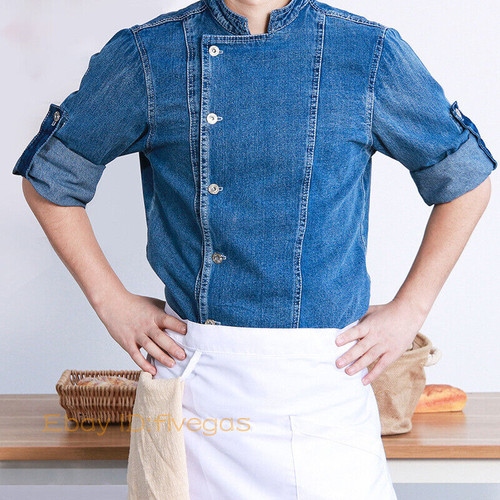 Giacca chef denim - , uomo