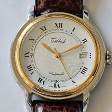 TABBAH-PERSONAL-AUTOMATIC-ACCIAIO E ORO 18 KT-ETA 2892-2-OVERSIZE (39 MM)-BOX