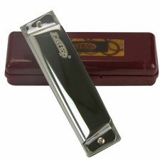 EASTTOP 10hole Diatonic Harmonica Key of C Blues Harp Professional Birthday Gift