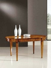 TAVOLO OVALE ALLUNGABILE MASSELLO CHIUSO 160 X 100 APERTO 320 X 100