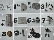 RICAMBI MACCHINA DA CUCIRE SINGER 66 OCCHI ROSSI 1920