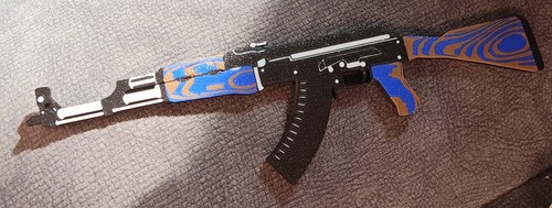 Pistola ak47 stampata 3d - pistola,