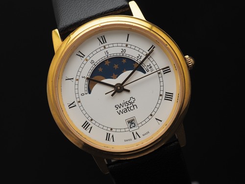 Orologio svizzero vintage fasi - orologio,