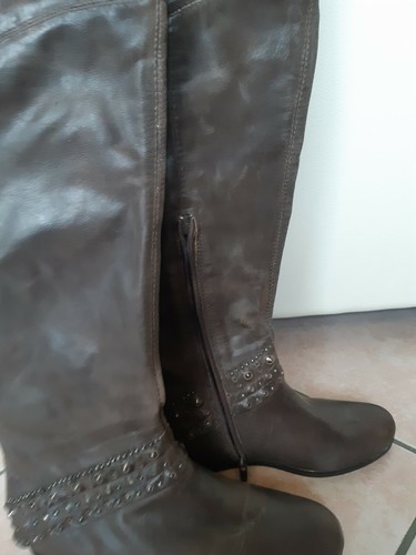 Stivali overknees cuoio - stivali, overknees 